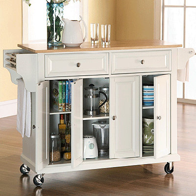 Darby Home Co Headrick Kitchen Cart/Island with ..
