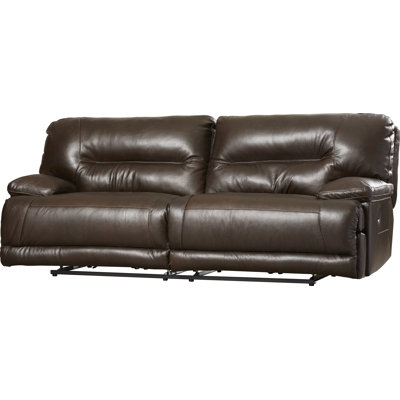 Darby Home Co DBHC5596 Tankersley Leather Reclining Sofa