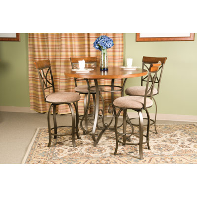 Andover Mills Burrill 5 Piece Counter Height Dining Set