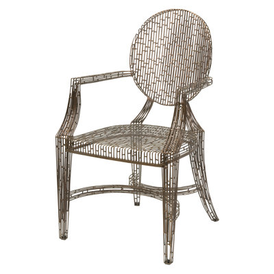 Mercer41 Kooskia Handcrafted Metal Arm Chair