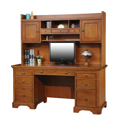 Alcott Hill Flat Top Computer Desk wit..