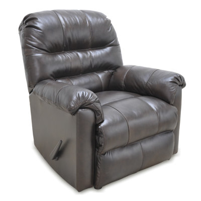 Alcott Hill Tennant Leather Rocker Recliner