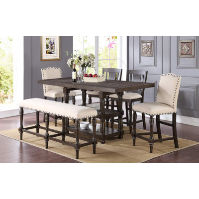 Alcott Hill Wilhelmina Counter Height Extendable..