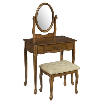 Alcott Hill Barwood Vanity Set with Mirror