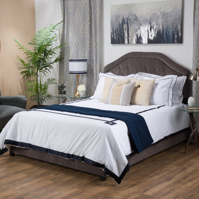 Alcott Hill Haverford Upholstered Panel Bed