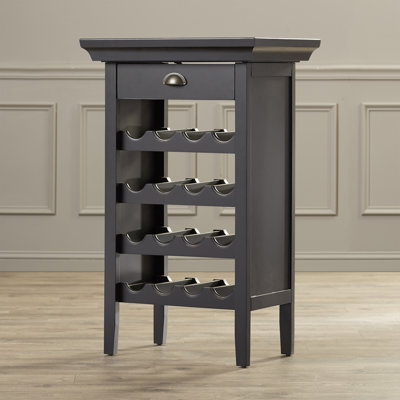 Charlton Home Beamish 16 Bottle Floor Wine Rack