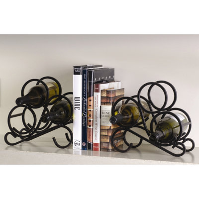 Charlton Home Speedway 2 Piece 6 Bottle Tabletop Wine Rack Set