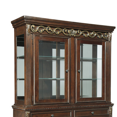 Charlton Home Portland China Cabinet Top
