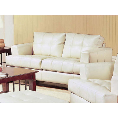 Varick Gallery VKGL1665 Kedzie Leather Loveseat