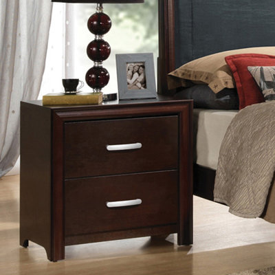Brayden Studio Medellin 2 Drawer Nightstand