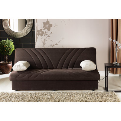 Brayden Studio Justice Three Seat Sleeper Sofa