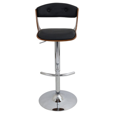 Brayden Studio Cusumano Adjustable Height Swivel Bar Stool