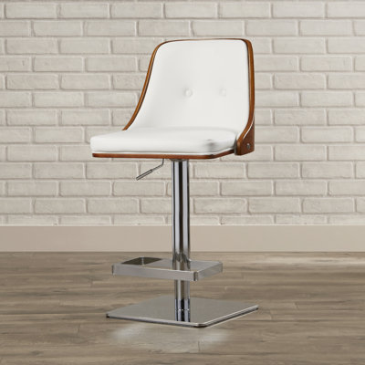 Brayden Studio Bleadon Adjustable Height Swivel ..