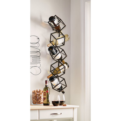 Brayden Studio Sikorski 5 Bottle Tabletop Wine Rack