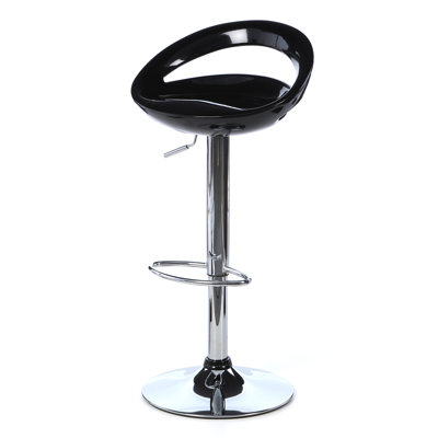 Wade Logan Lowell Adjustable Height Swivel Bar Stool