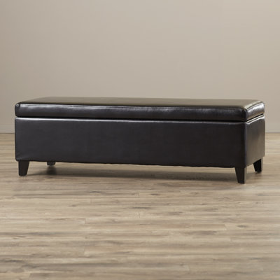 Wade Logan Jesus Bonded Leather Storage Ottoman ..