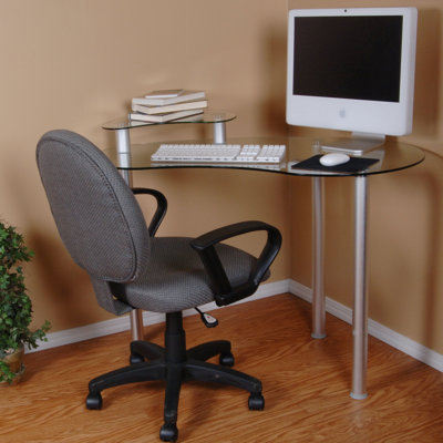 Wade Logan Copeland Computer Desk with Monitor Stand