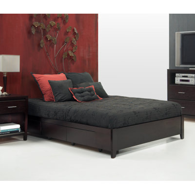 Red Barrel Studio Danby Storage Platform Bed