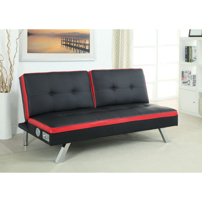 Wade Logan Wayne Split-Back Futon Conv..