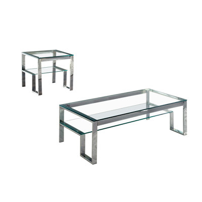 Wade Logan Arnav 2 Piece Coffee Table ..