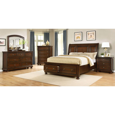 BestMasterFurniture Panel 5 Piece Bedroom Set