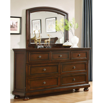 BestMasterFurniture 7 Drawer Dresser with Mirror