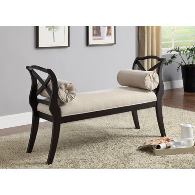 !nspire Upholstered Bench With Pillows