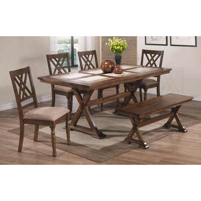 Lark Manor Florence 6 Piece Dining Set