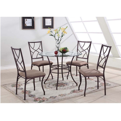 August Grove Adella 5 Piece Dining Set