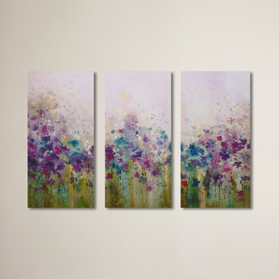 August Grove Dagmar 3 Piece Painting Print on Wrapped Canvas Set ...