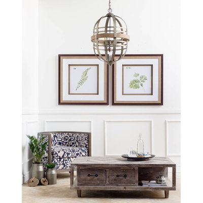 August Grove Alicia Coffee Table With Magazine Rack
