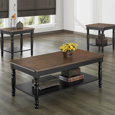 August Grove Frona 3 Piece Coffee Tabl..