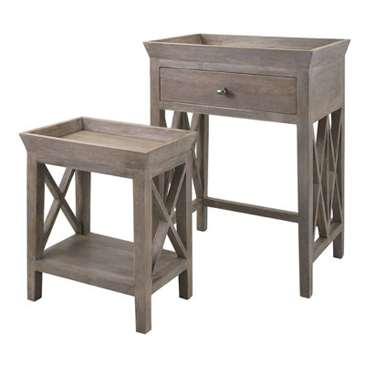 August Grove 2 Piece Nesting Tables