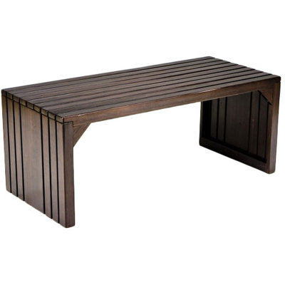 August Grove Exie Slat Bench