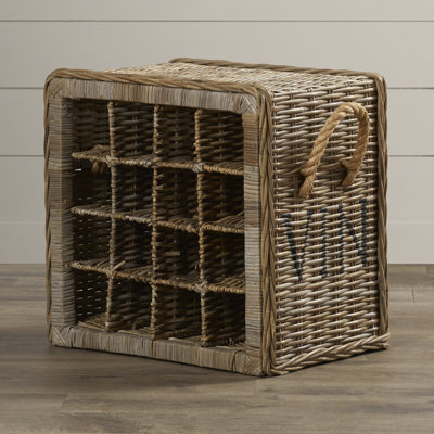 One Allium Way Neiges 16 Bottle Tabletop Wine Rack