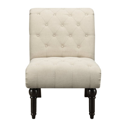 One Allium Way Narcisse Armless Slipper Chair