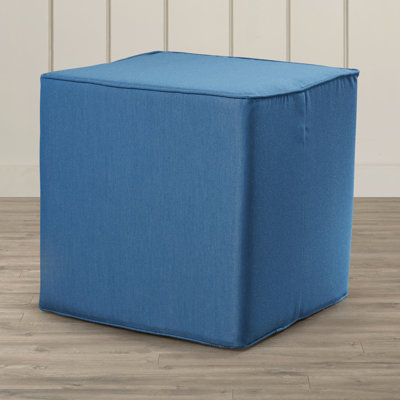 Beachcrest Home Surfside Square Pouf O..