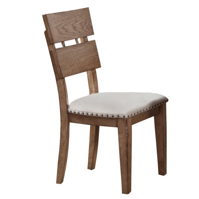 One Allium Way Plessis Plank Side Chair (Set of 2)
