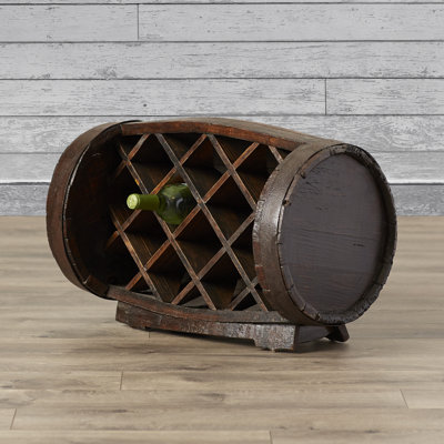 Loon Peak Agassic 11 Bottle Tabletop Wine Rack