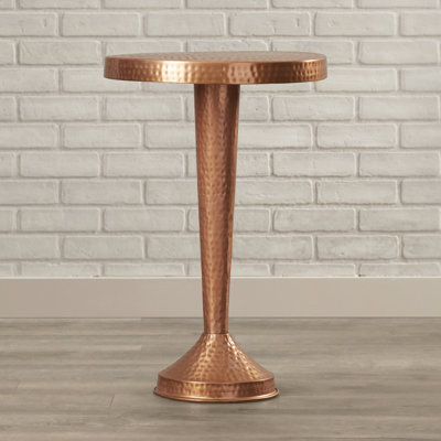 Trent Austin Design Brookhollow Metal Copper Accent Table