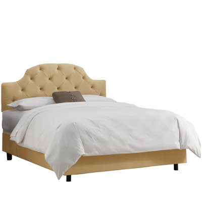 House of Hampton DeHavilland Upholstered Panel Bed