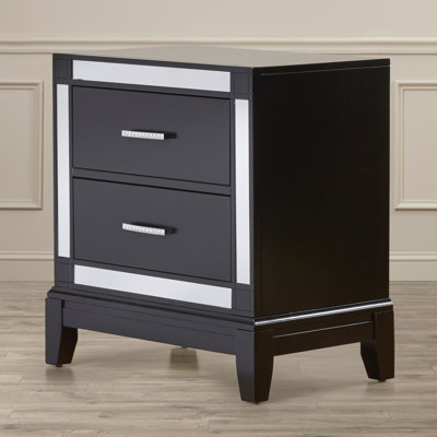 House of Hampton Smethwick 2 Drawer Nightstand b..