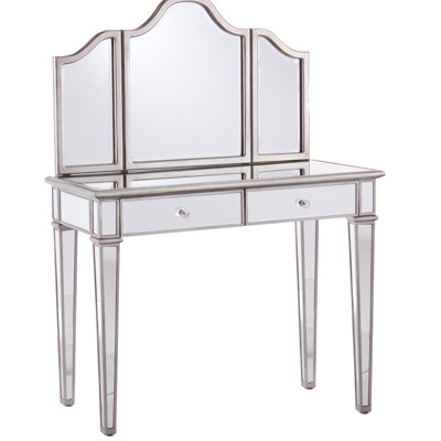 House of Hampton Kaila Vanity Set with Mirror