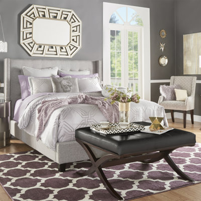 House of Hampton Kipp Upholstered Panel Bed