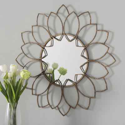 Round Wall Mirrors willa arlo interiors brynn traditional round wall mirror & reviews Round Wall Mirrors willa arlo interiors brynn traditional round wall mirror & reviews