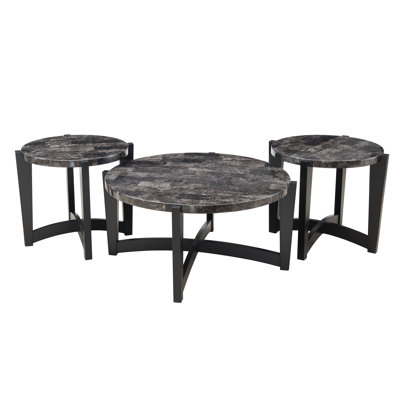 Brayden Studio Isobe Coffee Table Set