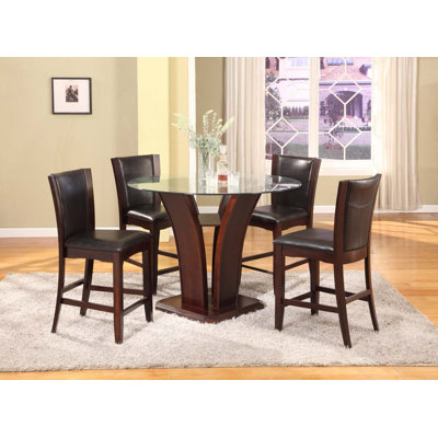 Roundhill Furniture Clar 5 Piece Count..