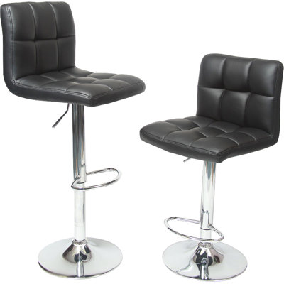 Roundhill Furniture Adjustable Height Swivel Bar..