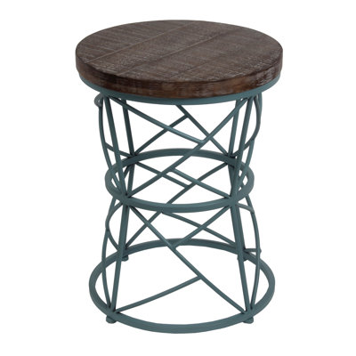 Bungalow Rose Browne Round Accent End Table