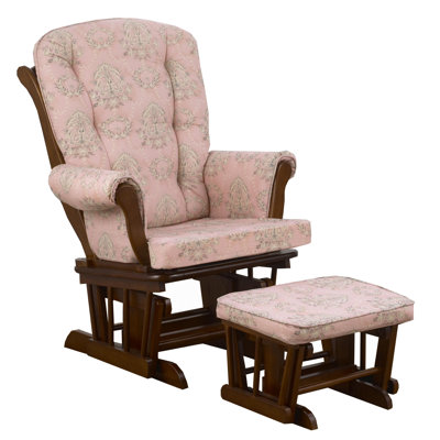 Viv + Rae Harlowe Floral Glider and Ottoman
